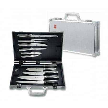 ICEL Absolute Steel Chefs attache case-11 Pieces - Mimocook