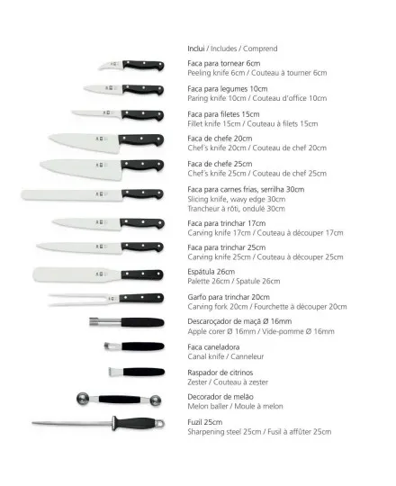 ICEL Technik Chefs attache case 15 pieces - Mimocook