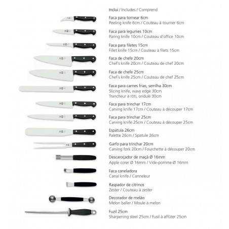 ICEL Technik Chefs attache case 15 pieces - Mimocook