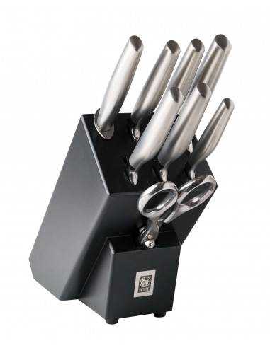 ICEL Platina 8 pieces knife blocks - Mimocook