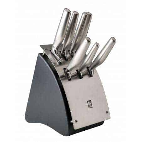 ICEL Platina 7 pieces round knife blocks - Mimocook