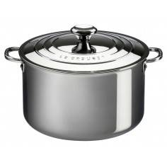 Le Creuset Signature Stainless Steel Stockpot with Lid - Mimocook