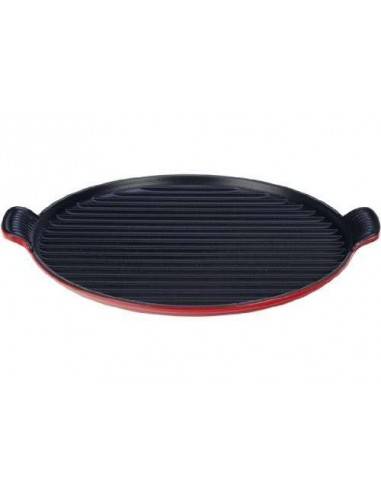 Le Creuset Grill Pan Round Cast Iron XL - Mimocook