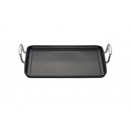 Le Creuset Toughened Non-Stick Flat Rectangular Grill - Mimocook