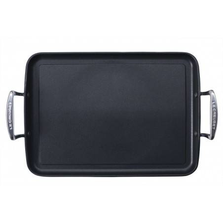 Le Creuset Toughened Non-Stick Flat Rectangular Grill - Mimocook