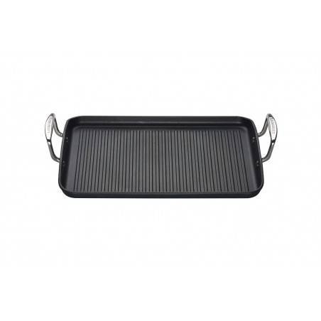 Le Creuset Toughened Non-Stick Ribbed Rectangular Grill - Mimocook