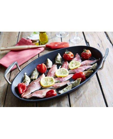 Poêle à Poisson Anti-Adhérente Les Forgées Le Creuset | Le Creuset | Mimocook