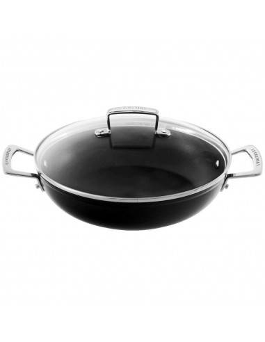 Le Creuset Wok avec couvercle verre