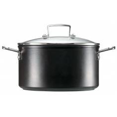 Le Creuset Stewing Pot with Glass Lid Forged Aluminium - Mimocook