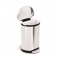 Balde de pedal semi redondo 10L Simplehuman - Mimocook