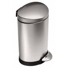 Balde de pedal semi redondo 6L Simplehuman - Mimocook