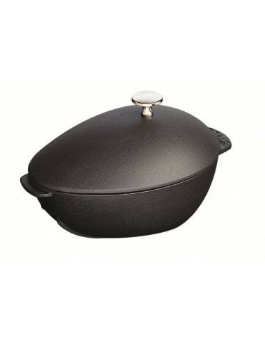 Staub Mussel Pot with Lid 25 cm - Mimocook