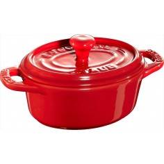 Staub Mini Ceramic oval Cocotte with Lid - Mimocook
