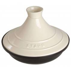 Staub Tajine Cast Iron Base with Ceramic Dome 20cm - Mimocook