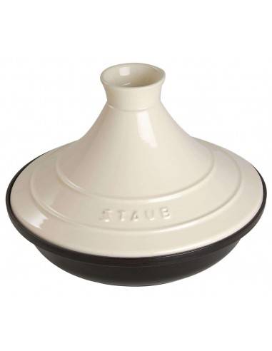 Staub Tajine Cast Iron Base with Ceramic Dome 20cm - Mimocook