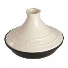 Staub Tajine Gusseisen Basis mit Keramik Kuppel 28cm - Mimocook