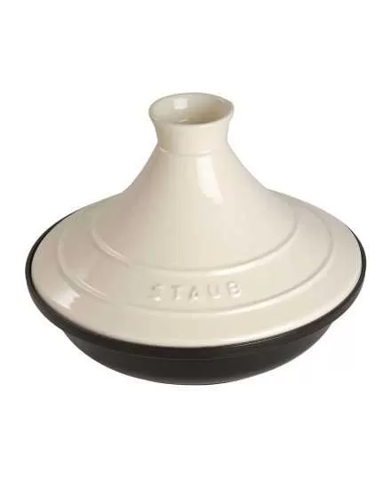 Staub Tajine Cast Iron Base with Ceramic Dome 28cm - Mimocook