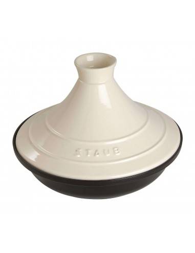 Staub Tajine Gusseisen Basis mit Keramik Kuppel 28cm - Mimocook