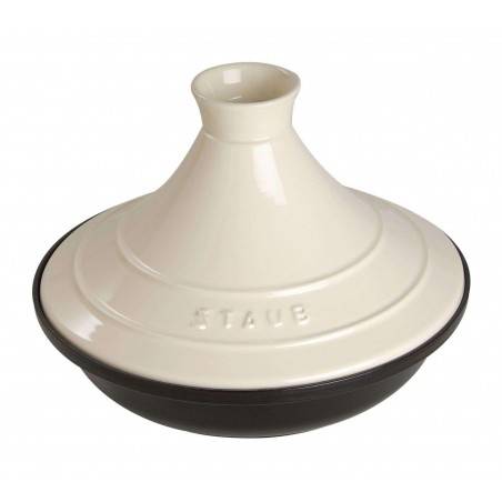 Staub Tajine Cast Iron Base with Ceramic Dome 28cm - Mimocook