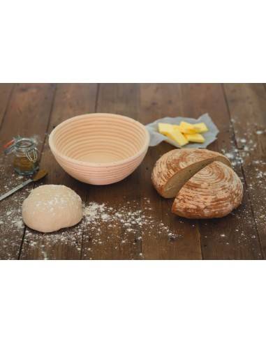 Cesto de vime para levedar pão redondo Kitchen Craft - Mimocook