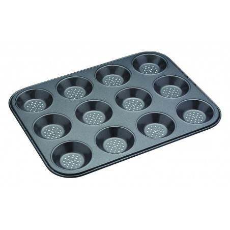 Kitchen Craft Master Class Crusty Bake Non-Stick Hole Shallow Baking Pan - Mimocook