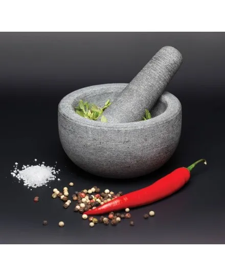 Almofariz e pilão em granito Master Class Kitchen Craft - Mimocook