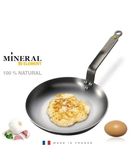 Frigideira para omeletes Mineral B Element da De Buyer - Mimocook