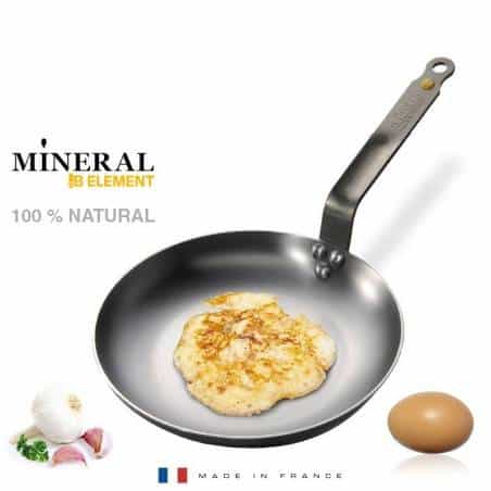 De Buyer Mineral B Element omelette pan - Mimocook