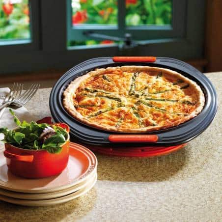 Le Creuset Toughened Non-Stick Bakeware Quiche  Tin - 28 cm - Mimocook