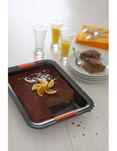 Le Creuset Toughened Antihaft-Backformen Rechteckige Kuchenform 33 cm - Mimocook