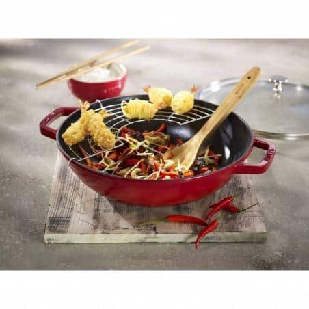 Staub Wok 30 cm Cast Iron - Mimocook