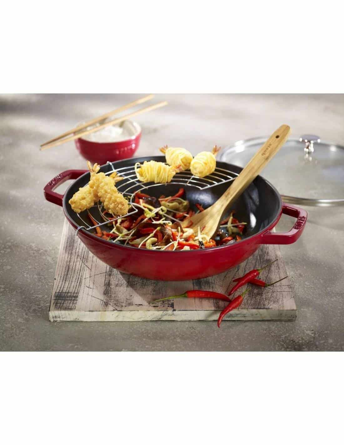 Staub Wok 30 cm Cast Iron