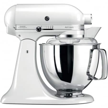 Batedeira Artisan 4,8 L Branca da KitchenAid - Mimocook