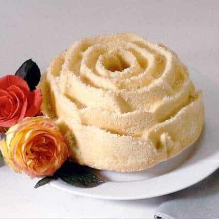 Nordic Ware Cast Aluminum Platinum Rose Bundt Pan - Mimocook