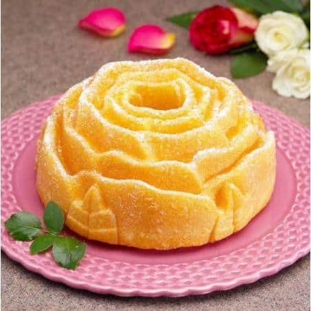 Nordic Ware Cast Aluminum Platinum Rose Bundt Pan - Mimocook