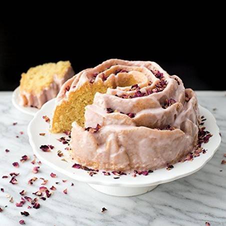 Nordic Ware Cast Aluminum Platinum Rose Bundt Pan - Mimocook