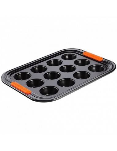 Le Creuset Toughened Non-Stick Bakeware 12 Cup Mini Muffin Tray - Mimocook