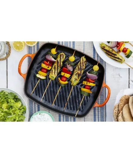 Le Creuset 30cm Signature Gusseisen Rechteckiger Grill - Mimocook