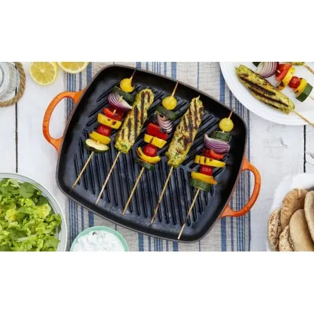 Grelhador retangular fundo 30 cm da Le Creuset - Mimocook