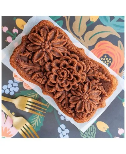 Nordic Ware Wildflower Brotbackform 6 Tassen - Mimocook