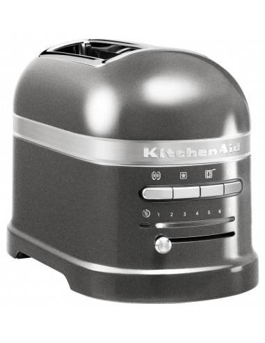 KitchenAid Artisan 2 slot toaster medaillon silver - Mimocook