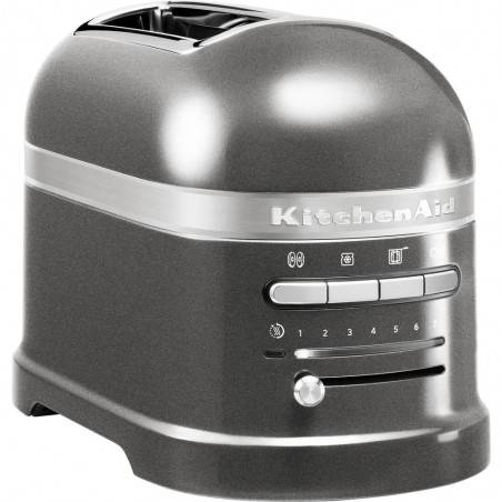 KitchenAid Artisan 2 slot toaster medaillon silver - Mimocook