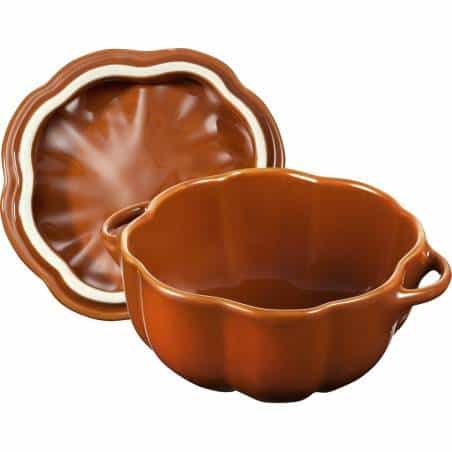 Cocotte abóbora laranja de cerâmica da Staub - Mimocook