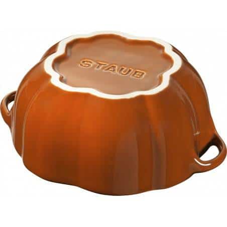 Staub orange ceramic pumpkin cocotte - Mimocook