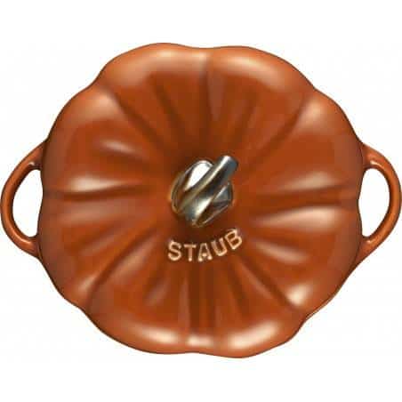 Staub orange Keramik-Kürbis-Kokotte - Mimocook