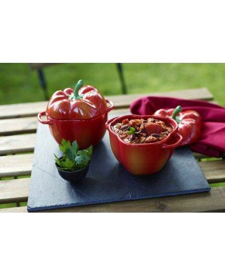 Staub Cocotte 11 cm Paprika Keramik | Staub | Mimocook