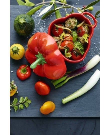 Staub Cocotte 11 cm Paprika Keramik | Staub | Mimocook