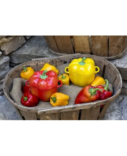 Staub ceramic petite pepper cocotte - Mimocook