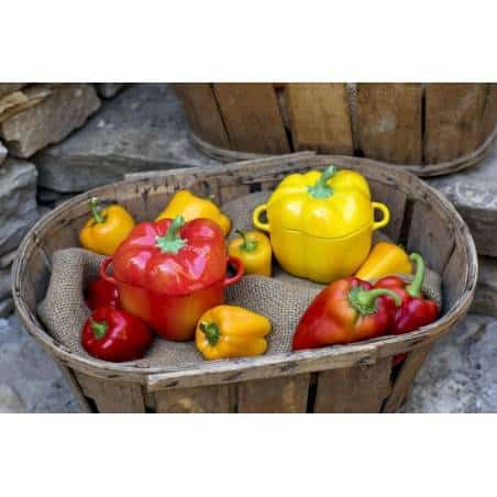 Staub ceramic petite pepper cocotte - Mimocook