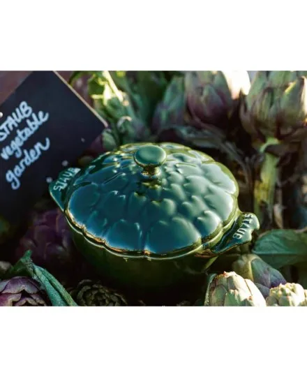 Staub ceramic petite artichoke cocotte - Mimocook